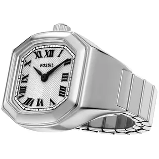 Fossil Damen Silberfarbener 16MM Uhrenring aus Edelstahl, ES5482