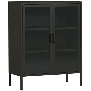[en.casa] Sideboard, Fauske (80 x 40 x 101.5 cm, Wohnzimmer, Wohnwände, Vitrinenschränke