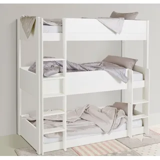 OTTO home Etagenbett TIPO BESTSELLER 90 x 200 cm Kiefer massiv weiß