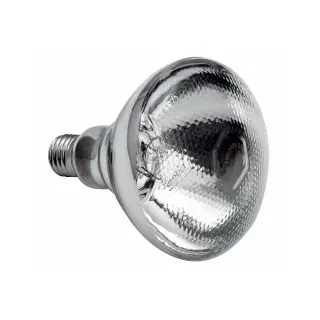 Bartscher Infrarotlampe IWL250D-WS, glasklar, 0,25 kW, Infrarotlampe E27 Gewinde zur Ausstattung von Wärmebrücken, 1 Stück