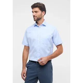 Eterna Kurzarmhemd »MODERN FIT« NON IRON (bügelfrei), blau