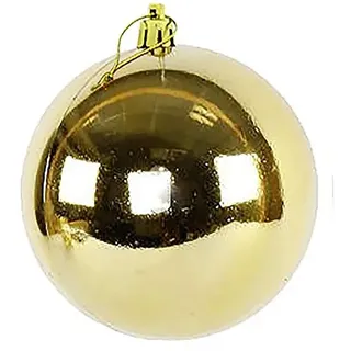 XXL Weihnachtskugeln groß aus Kunststoff Farbe Gold, Größe Ø 30 cm | Für den Außenbereich Christbaumkugeln wetterfest - Weihnachtsbaumkugeln - Baumkugeln - Kugeln - Weihnachtsdeko Kugeln