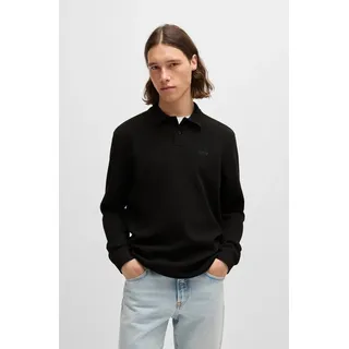 Boss Petempestolong Langarm-polo - Black - L