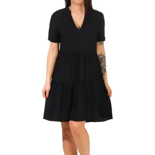 ONLY Damen Viskose Kleid Onlnova Life Thea einfarbig 15222214 Black XS