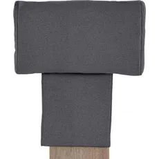 DOMO collection Kopfstütze »Kea einfach über die Rückenlehne zu legen«, in vielen Farben erhältlich, grau