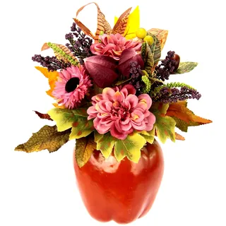 Flair Flower Dahlien im Apfeltopf,