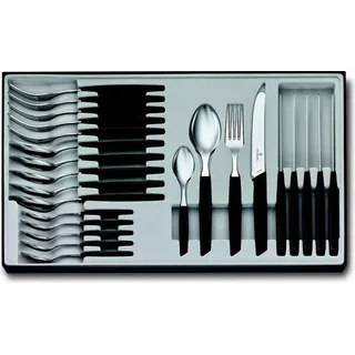 Victorinox Swiss Modern Besteck-Set 24 tlg. Schwarz