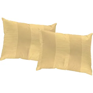 Wirth Dekokissen "Niederau", gelb, gemustert