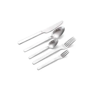 Echtwerk Besteckset , Silberfarben , Metall , 30-teilig , lebensmittelecht , Besteck, Besteck-Sets