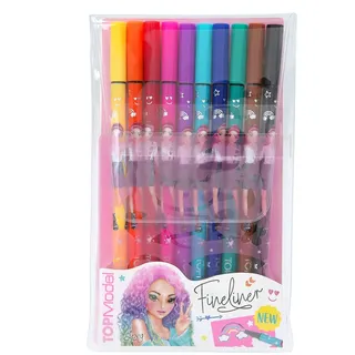 DEPESCHE Schreibstifte, Fineliner set (Mehrfarbig, 10 x)