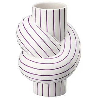 Rosenthal Node Stripes Plum Vase 12 cm
