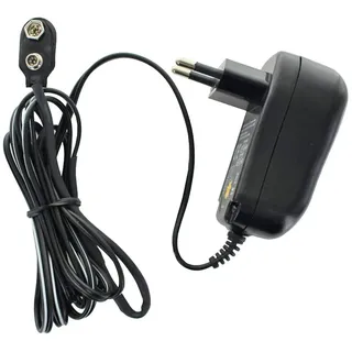 AccuCell Universalnetzteil mit 9 Volt Batterieanschluss, perfekt um klassische 9 Volt Batterien oder Akkus zu ersetzen, max. 1000mA Ladestrom