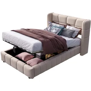 modfu Polsterbett 90 x 200 cm Beige