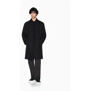 A|X Armani Exchange für Herren. XM001096AF16672UC001 Schwarzer Trenchcoat (XL), Lässig, Polyester