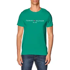 Bild T-Shirt Tommy LOGO TEE«, aus reiner, nachhaltiger Baumwolle, grün (Olympic Green), XL