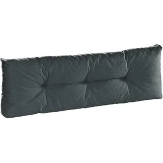 Traumnacht Outdoor Palettenauflage mit Schaumstoffstäbchen gefüllt, Palettenkissen, Palettenpolster Palettenmöbel Palettensofa Rücken, anthrazit