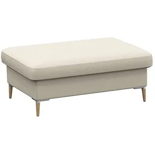 flexlux Pouf Fiore Kaltschaum 97 x 34 x 66 cm Weiß