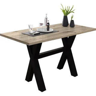 Mäusbacher Bartisch 140 x 105 x 70 cm Schwarz