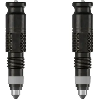 Schwalbe Clik Valve Conversion Set – Umrüstset für Sclaverand/SV-Ventile – Fahrradpumpe – schwarz