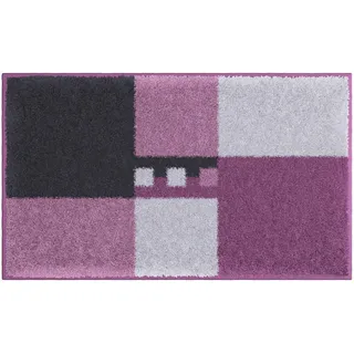 Grund Badteppich , Beere , Textil , Karo , rechteckig , 65x115 cm , Oeko-Tex® Standard 100, Made in Europe , Heimtextilien, Badtextilien, Badematten