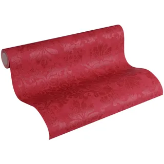 A.S. Création Vliestapete Memory Tapete in Vintage Optik floral 10,05 m x 0,53 m metallic rot Made in Germany 329873 32987-3