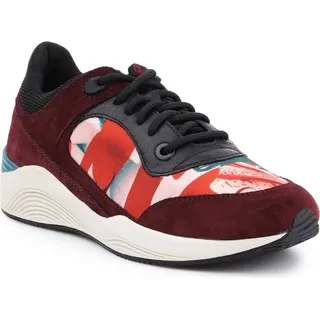 Geox Schuhe D Omaya, D540SC0AN22C7V7J - Rot, Schwarz, Dunkelrot