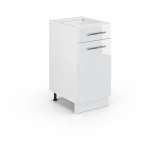 Vicco Schubladenschrank Fame-Line 40 x 82 x 51,6 cm Weiß