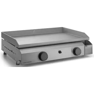 Gas plancha 6400w edelstahlplatte 59,5x39,5cm Forge adour BASE G60I - Silber