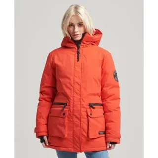 Superdry für Damen. W5011596A Gesteppter Parka City rot (M), Lässig, Polyester