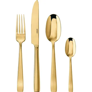 Sambonet Flat Besteck 24tlg. Mirror PVD Gold - Gold