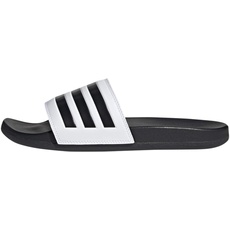 Bild Unisex Adilette Comfort Slide Sandal, Cloud White / Core Black, 40.5 EU