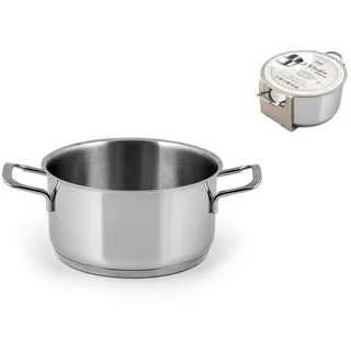 Kasserolle Edelstahl Elodie 14 CM Grau