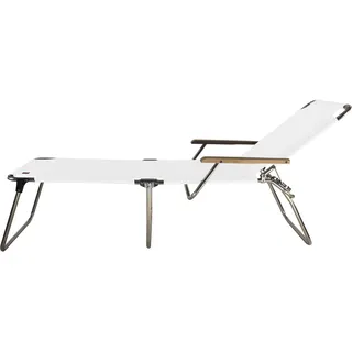 Jan Kurtz Amigo 40+ Dreibeinliege mit Armlehnen Aluminium/Esche/Kunstoffgewebe