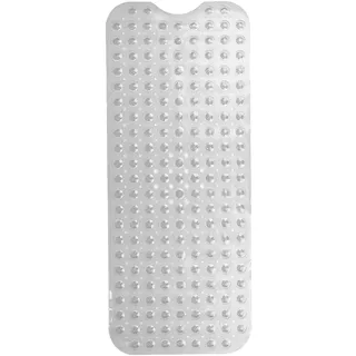 rutschfeste Badewannenmatte, rutschfest, Duschmatte, maximale Haftung, rutschfeste Badewannenmatte, transparent, 100 x 40 cm, rechteckig