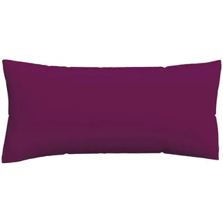 Schlafgut Kopfpolsterbezug , Lila , Textil , Uni , 40x80 cm , Grüner Punkt, AZO-frei, Oeko-Tex® Standard 100 , pflegeleicht, schadstoffgeprüft , Heimtextilien, Bezüge, Polsterbezüge
