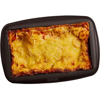Lurch 85057 FlexiForm Lasagne Single rechteckige Backform 18,5x10,5x4,5cm Silikon braun