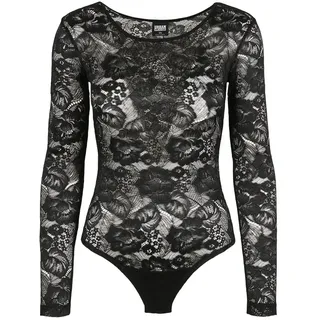 URBAN CLASSICS Langarmbodie Schwarz XL