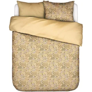 Essenza Satin-Bettwäsche-Garnitur Ophelia Farbe Sahara Sun Größe 155x220+80x80 - Beige