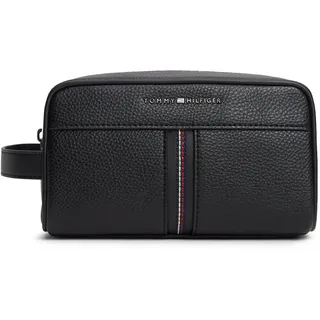 Tommy Hilfiger Herren Th Central Washbag AM0AM14172 Kulturbeutel, Schwarz, Einheitsgröße