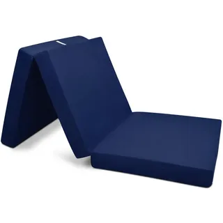 Beautissu Klappmatratze 100 x 200 x 10 cm weich Polyester