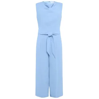 Betty & Co Damen, Jumpsuit mit Wasserfallausschnitt", 36, Hellblau