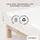 Spannbettlaken Jersey 120 x 200 - 130 x 200 cm Weiß