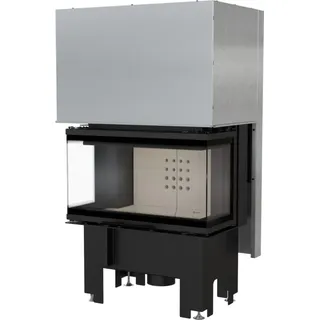 Intelligenter Kamineinsatz KRATKI NBC 680/280 7 kW Ø 160 mit Schiebetür MSK