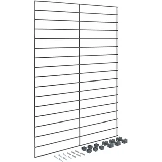 Metaltex Regalelement »Mural line« Set, 1 Stk. tlg. individuell erweiterbar, schwarz