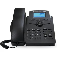 Audiocodes Tischtelefon 405HD Skype for Business, Telefon, Schwarz