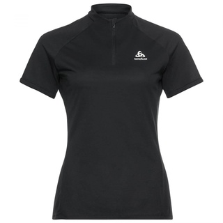 Odlo Damen Essential Trail Kurzarm Laufshirt, Schwarz, M EU