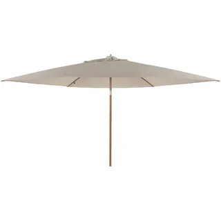 4Seasons Azzurro Gartenschirm klein Holzoptik/Sand