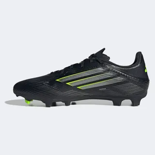 adidas F50 League FG/MG Herren Core Black/Iron Metallic/Lucid Lemon 44 2/3
