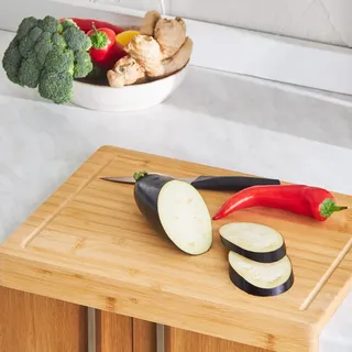 KARACA Bambus Schneidebrett-Set 1-tlg. 30 x 40 x 2 cm Holz