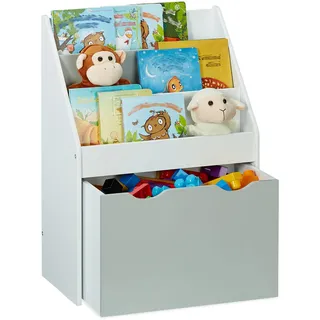 Relaxdays Kinderregal Relaxdays 70 x 50,5 x 28 cm MDF mehrfarbig